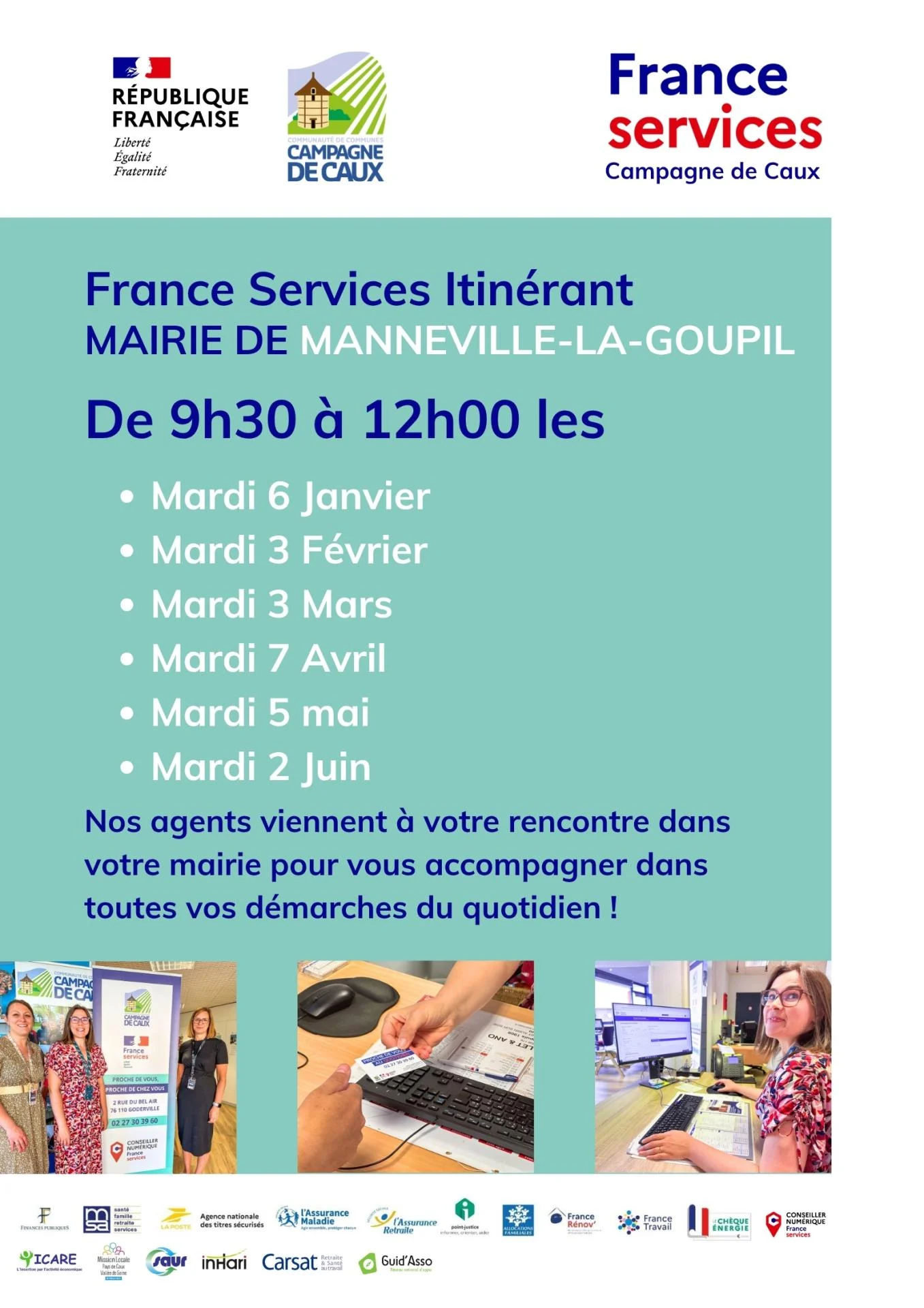 Affiche manneville la goupil