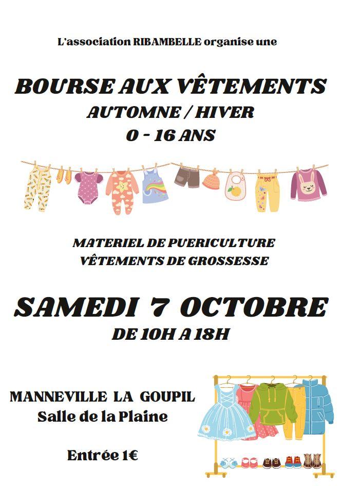 Bourse aux vetements affiche