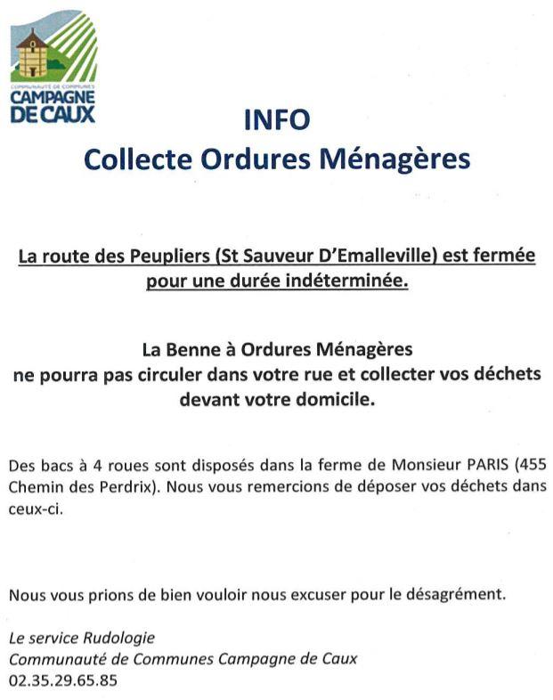 Info ordures menageres